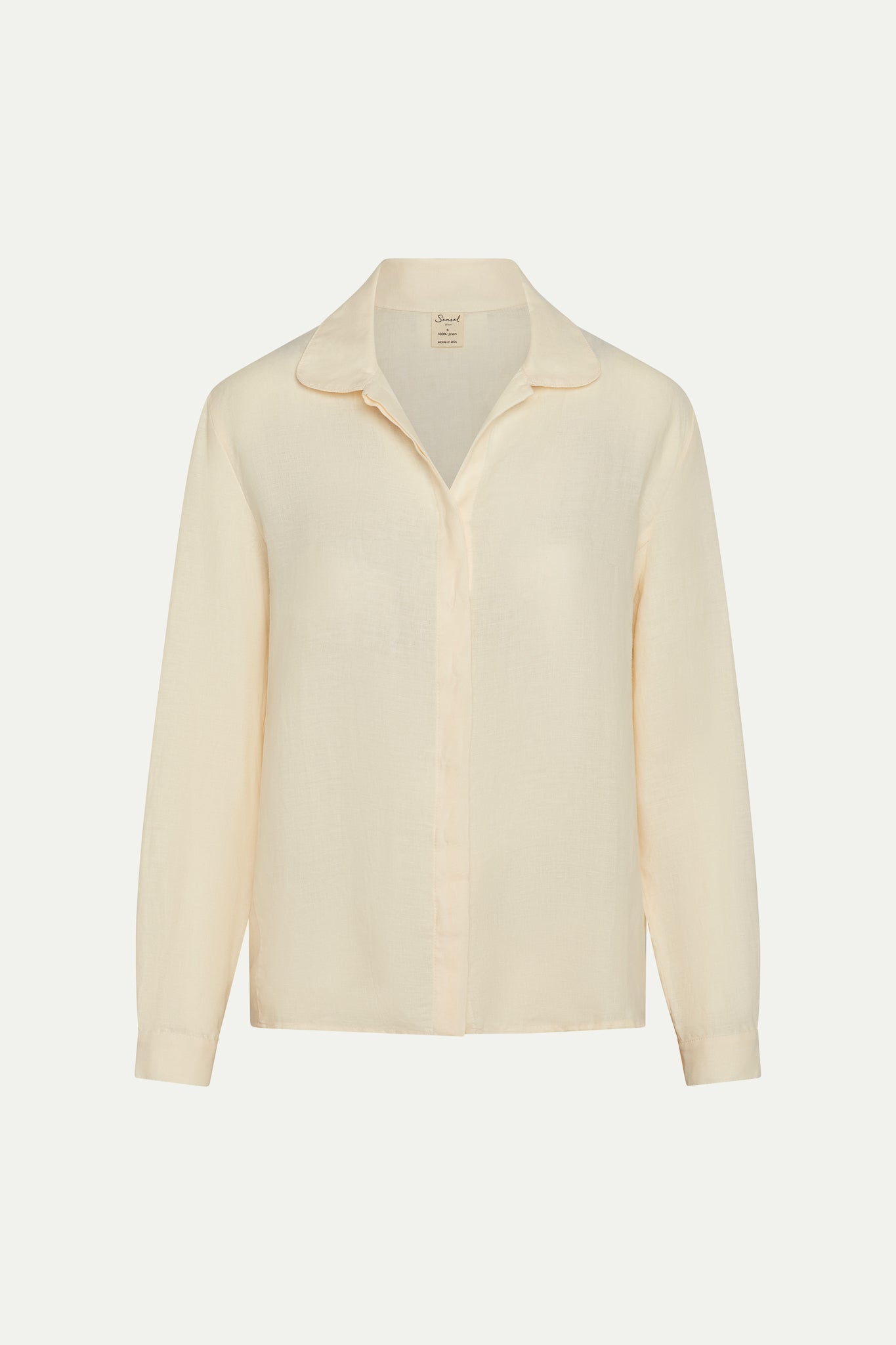 Aura Linen Shirt - Vanilla