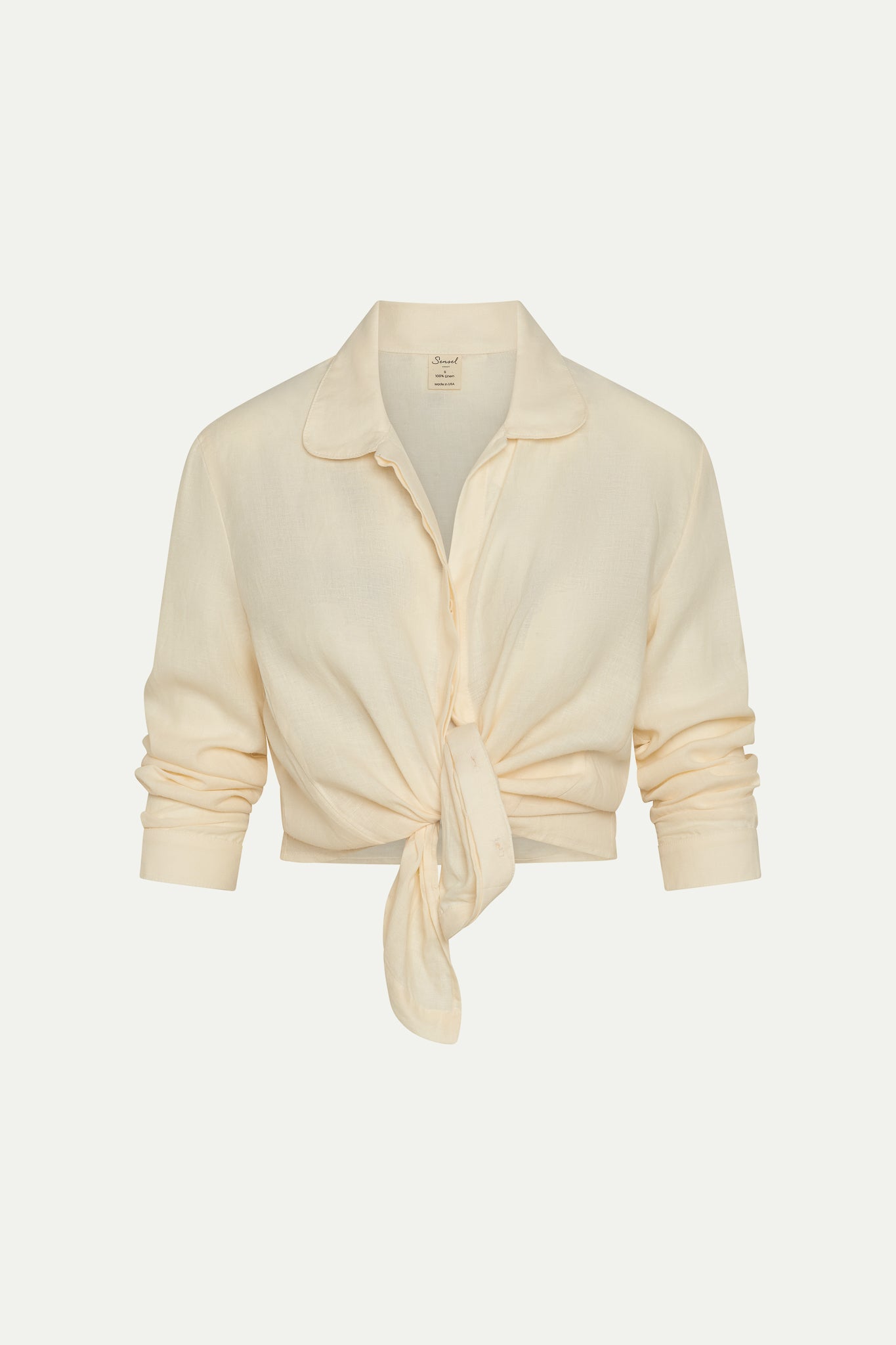 Aura Linen Shirt - Vanilla